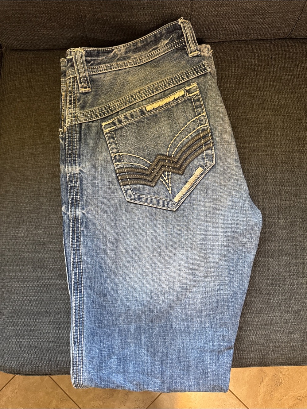 Buckle Men’s Affliction Jeans Size 33 Long